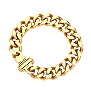 1 Sztuk Zroszony Strands Punk Heavy Metal Duży Gruby Łańcuch Bransoletka Zestaw Kobiety Retro Geometryczne Twist Bangles Biżuteria