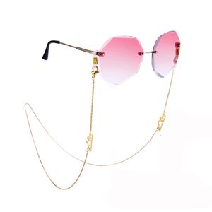 Simples montanha charme óculos cadeia para mulheres homens óculos de sol cadeias de aço inoxidável cordão óculos acessórios jóias