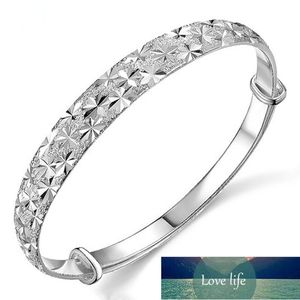100% 925 sterling silver fashion full star ladies bangles jewelry women no fade wholesale bangle cheap birthday gift Factory price expert design Quality Latest Style