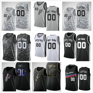 2021 Basketball Utkast Pick Jerseys Devin Vassell Tre Jones Bryn Forbes Demar 10 Derozan Aldridge Belinelli Dejounte 5 Murray