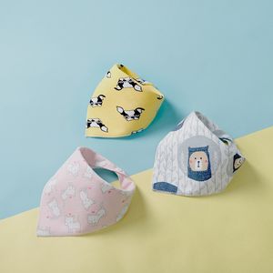 Baby Bandana Bibs Scarf Burp Cloths Saliva для новорожденных младенцев для мальчиков для мальчиков Дети Детские Мультихобль Триюгл хлопок 20221014 E3