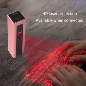 Wireless Bluetooth Keyboard Mini Portable Virtual Laser Projection Keypad For IOS Android Phone Ipad Tablet Computer Laptop With Retail Box