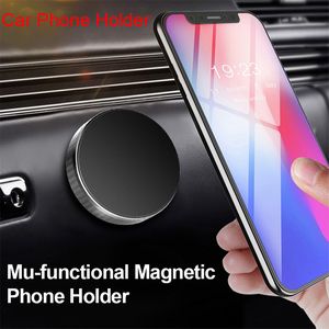 磁気車の電話ホルダーが車のための車のための車の上にスタンドiPhone 12 11 XR Pro Mini HuaweiマグネットマウントセルモバイルウォールナイトスタンドサポートGPS AAA