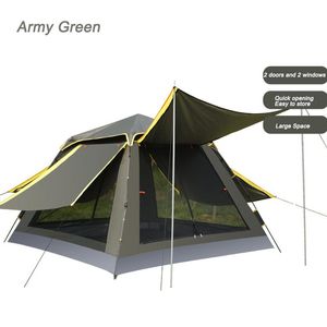 Wholesale space tents for sale - Group buy Tents And Shelters Person Automatic Camping Tent Large Space Easy Instant Setup Waterproof For Travelling Hiking Folding Beach Awning
