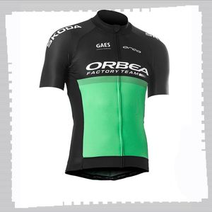 Pro Team Orbea Jazda na rowerze Jersey Mens Summer Suche Suchy Rower górski Koszulka Sportowa Jednolita Road Rower Topy Wyścigi Odzież Outdoor Sportswear Y21041426