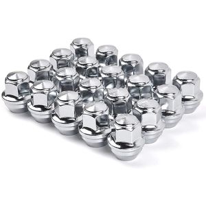 M12x1.5 One-Piece Chrome OE Style Large Acorn Seat Lug Nuts for Escape/ Focus/ Fusion Factory Wheels