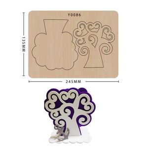 Stampi in legno Fustellato Scrapbook Artigianato fatto a mano fai-da-te Realizzazione di forniture per decorazioni Modello di stampi 210702