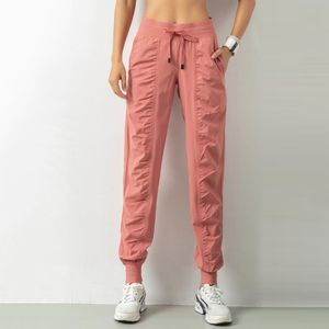 2021 Novo Aprivpr Desempter Womens Canada Yoga Calças Estilo Calças Boa Fibra Classic Calças Esportivas Calças Jogos Dança Empilhados Sweatpants