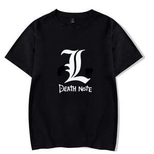 Death Note Short Sleeve O-neck Casual Streetwear Anime T-shirt Y0809