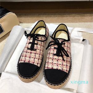 Dress Shoes 100% leather handmade designer Fisherman black women flat small scent wind spring and autumn 2021 thick soled loafers