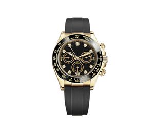 Diamond Like High Quality Sports Watch Men's Luxury Chronograph Rubber Strap Steel Belt Fashion Automatic Clock Luminous Orologio spedizione gratuita