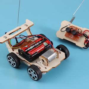 Wissenschaft Technologie DIY Wireless Fernbedienung Auto Wissenschaft Experiment Primärer und Sekundarstufe Pilzing Kinderspielzeug