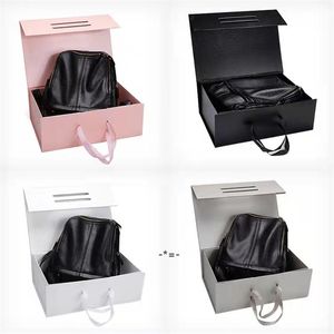 NEWColorful Large Foldable Hard Gift Box With Magnetic Closure Lid Favor Boxes Children s Shoes Storage Box x23 x11cm LLD11348