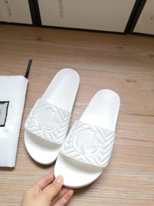 Męskie Moda Kapcie Damskie Płaskie Slajdy Czarny Biały Czerwony Designer Sandals Casual Flip Flops House Size