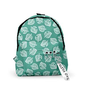 Backpack Weysfor Game Animal Crossing School Bags Women Canvas Bag Nook Girls Travel Mochila Feminina Notebook Boys