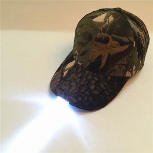 Outdoor Hats 5 LED Super Bright Glow In Dark Fishing Camping Hunting Headlight Baseball Caps Luminous Holiday Hat For Unisex