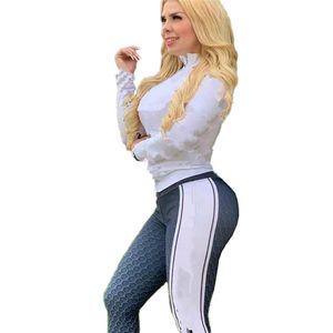 Novo terno de jogging feminino outono inverno roupas letras imprimir fatos de treino manga longa jaqueta + calças duas peças conjunto ativo wear plus size casual preto sweatsuits 1543