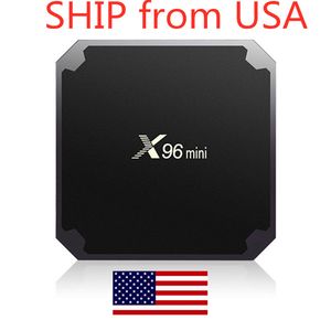 Skickas från USA x96 mini tv box android 7.1 os 1gb 2gb ram 8gb 16gb rom 4k h.265