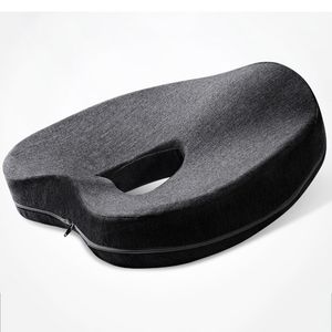 Premium Comfort Siedzenia Poduszki antypoślizgowe Poduszka ortopedyczna Piana Coccyx Oddychające Krzesło Biurowe Siedzenia Samochodowe Poduszki Masaż Relax Hip Pad Th0071