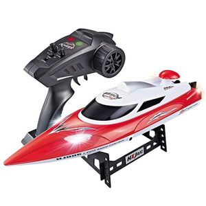 HJ806 2.4G RC Boat - أسود