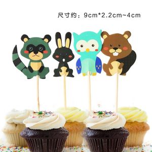 Wholesale cake toppers resale online - 20pcs Baby Shower Cup Cake Toppers Boy Girl Party Cute Decoration Baby2 Birthday DIY Cakes Topper Supplies V2
