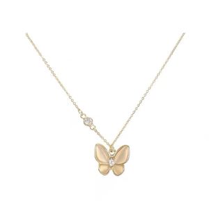 6Pcs Stainless Steel Golden Pendants Butterfly Choker Chain For Women Men Necklace Body Jewelry Gift Korean