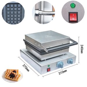 2000W Waffle Maker Machine Electric Muffin Baking Pans Square Waffle Iron Cake Forno antiaderente