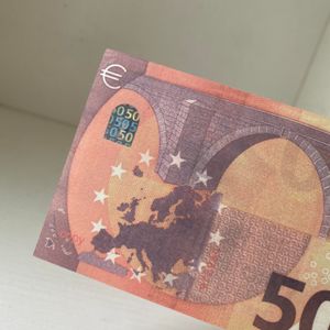 Simulazione soldi Euro Television Banknote Toy Coin Film False Token Shooting Pracs e Bar Game NBOTK