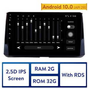 Android 10.0 Player 2gbram 2Din GPS Navegação Carro DVD Rádio Multimedia Espelho Espelho USB Unidade de Cabeça para 2019-Toyota Corolla