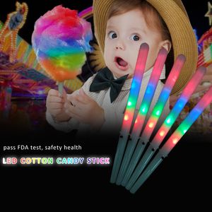 led marshmallow stick bagliore festa concerto Natale luminoso bastoncino luminoso per bambini colorato che cambia colore plastica lampeggiante club puntelli luminosi allegria