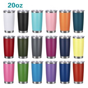 Stainless Steel Coffee Mug 20oz Vacuum Insulated Tumbler Sublimation cups Double Wall Water Bottle Travel Mugs T500645