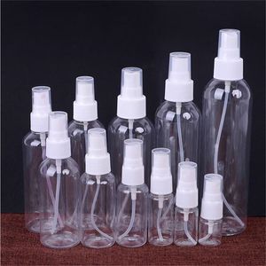 5 ml, 10 ml, 20 ml, 30 ml, 50 ml, 60 ml, 80 ml, 100 ml, 120 ml, Sprühflasche, feiner Nebel, klare Sprühflaschen, kleine, wiederverwendbare, leere Kunststoff-Kosmetikbehälter