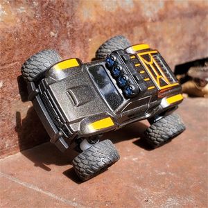 Electric/RC Car Lised Turbo Racing Baby Monster 1 76 Scale Truck Car Mini Full Proportional RTR 2.4 GHz Fjärrkontroll Type-C laddning 220218 240314