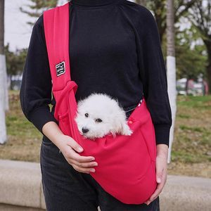 Cat Carriers,Crates & Houses Outdoor Pet Bag Dog Carrier Slings Handbag Pouch Small Dogs Single Shoulder Bags Puppy Front Mesh Oxford