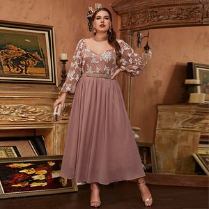 Mãe elegante da noiva vestidos jóias mangas compridas aplicaram uma linha vestido de convidado de casamento personalizado plus size vestidos de mãe