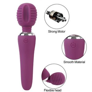 Massage Items Magic Wand AV Vibrator 10 Speeds G-Spot Massager Clitoris Nipple Stimulator Sex Toys for Woman Super Powerful Shop