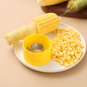 Mais in acciaio inossidabile Stripper Corn Stripping Tool Strumenti per cobber di mais Utensili da cucina creativi Il modo più semplice per rimuovere i noccioli dal mais fresco