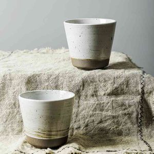Copo de cerâmica 230ml xícara de chá japonês caneca Cerâmica xícaras xícara de chá Master Chá de chá recipiente Bebida Teware Decoração Crafts Presente 210409