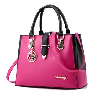 HBP Women Handbags Messenger Bags PU Leather Tote Fashion Top-Handle Female Handbag Purse Pouch High Quality Effini Rose Pink