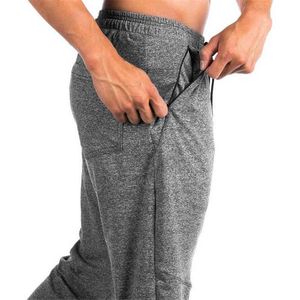 Marka Lato Nowa Moda Cienkie Slim Fit Fit Gyms Spodnie Mężczyźni Casual Pot Spółki Joggers Bodybuilding Fitness Spodnie dresowe 210421