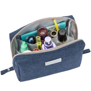 Casual Travel Women Cosmetic Bag Zipper Make Up Portable Makeup Case Organizer Lagring Pouch Toalettetry Beauty Wash Kit Bath #15 Väskor Fall