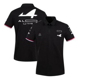 Wholesale 2021 F1 Formula One joint car series LOGO racing suit Summer short-sleeved T-shirt, lapel POLO shirt, quick-drying, breathable, large size customization