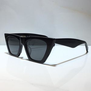 Sonnenbrille für Männer und Frauen, Sommer-Katzenaugen-Stil, Anti-Ultraviolett, 41468, Retro-Schild-Linse, Platte, quadratisch, Vollformat, modische Brille, zufällige Box