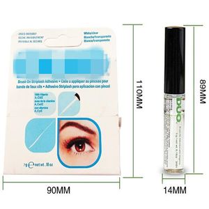 2021 Brand Cosmetic Tools Eyelash Adhesives Eye Lash Glue brush-on glues vitamins white/clear/black 9g News Packaging Makeup Tool DHL Ship