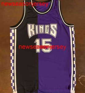 100% сшита № 15 Demarcus Cousins ​​Split Basketball Jersey Mens Women Youth Mold Number Name Kine Jerseys xs-6xl