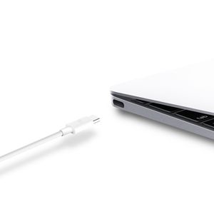 ZMI USB-C sur le câble USB-C pour la charge et la synchronisation des données, fonctionne avec MacBook Pro, Google Pixel, des smartphones / tablettes Android, des ordinateurs portables PC (5 pieds, blanc) en Solde