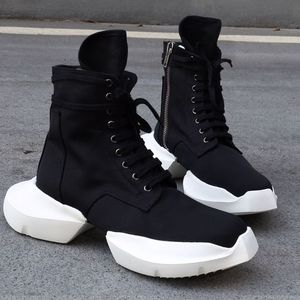 Pony Heel Men Fashion Boots 2022 Spring Male Sneakers Andningsbara Combat Boots RF25E50