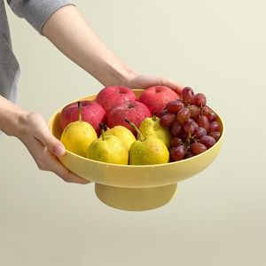 Diskplattor st Drain Basket Candy Tray avtagbar mellanmål PP Frukt som används för att förvara och organisera grönsaker Egg Lagringsmaterial