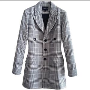 Men's Trench Coats Mens Man Single-breasted Short Coat Men Plaid Clothes Slim Fit Double-breasted Overcoat Long Sleeve