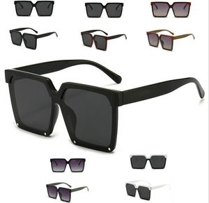 2021 Designer Square Sunglasses Men Women Vintage Shades Driving Polarized Male Sun Glasses Fashion Metal Plank Eyewear with box